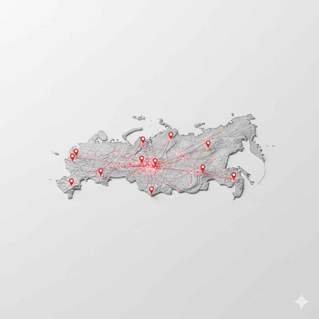 Карта обслуживания МосДез в Москве и области