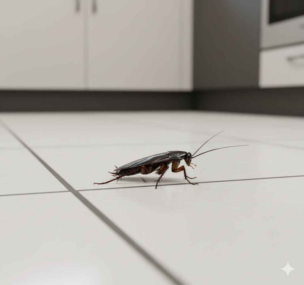 Фото черного таракана крупным планом