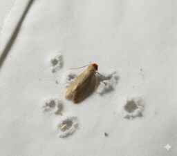 Платяная моль на одежде