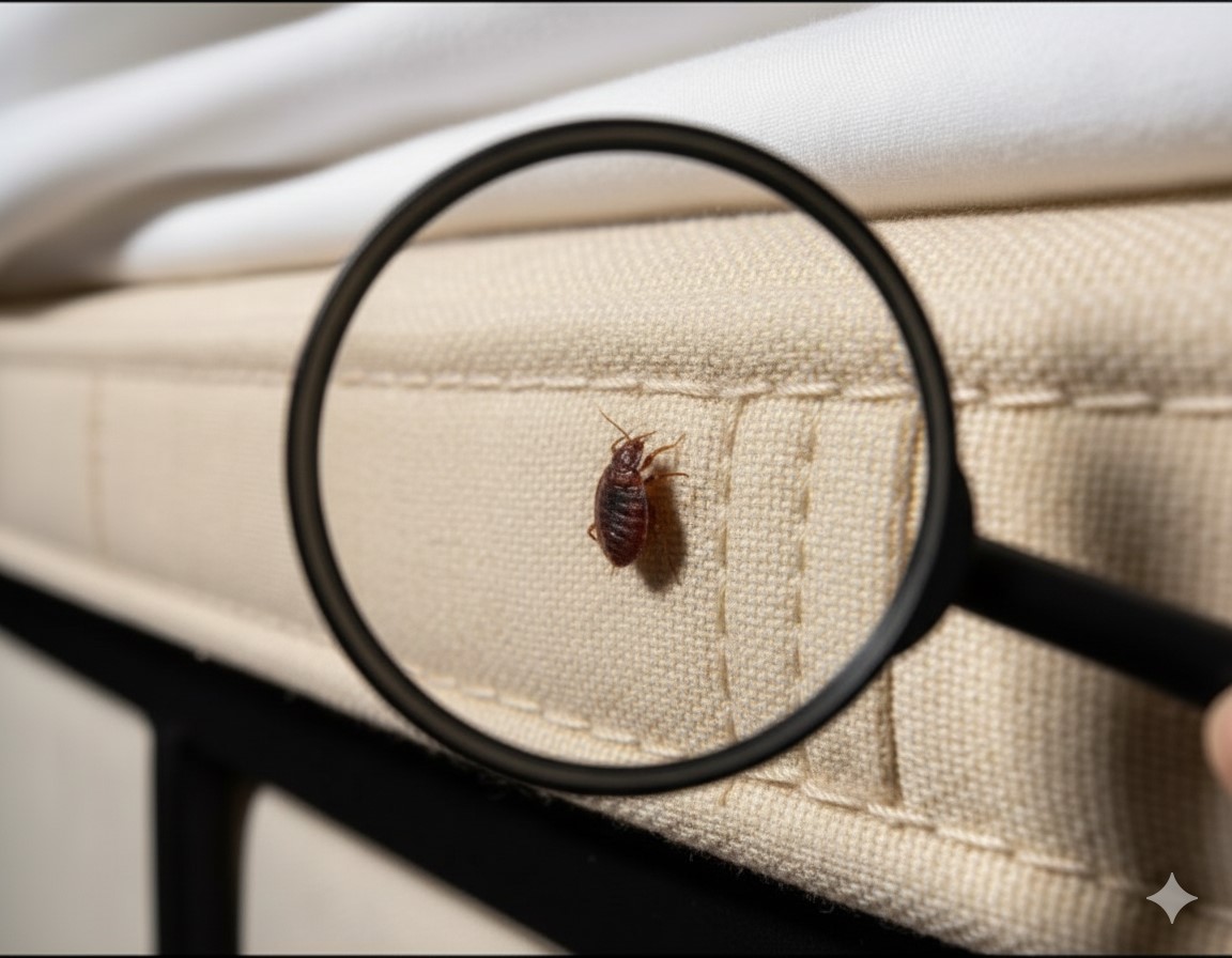 Инфографика жизненного цикла постельного клопа